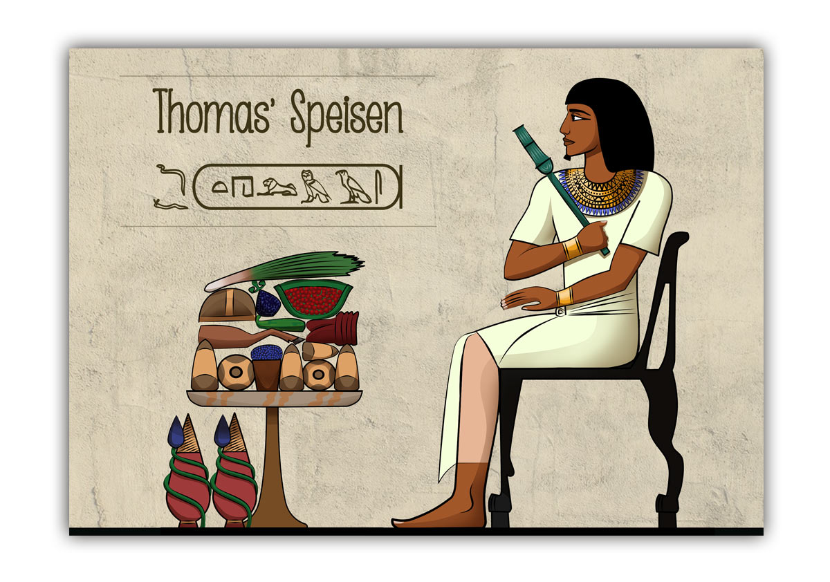 Glas-Schneidebrett "Herr des Hauses"