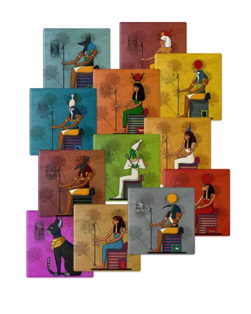 Untersetzer Sandstein "Götter Ägyptens" (NEU)