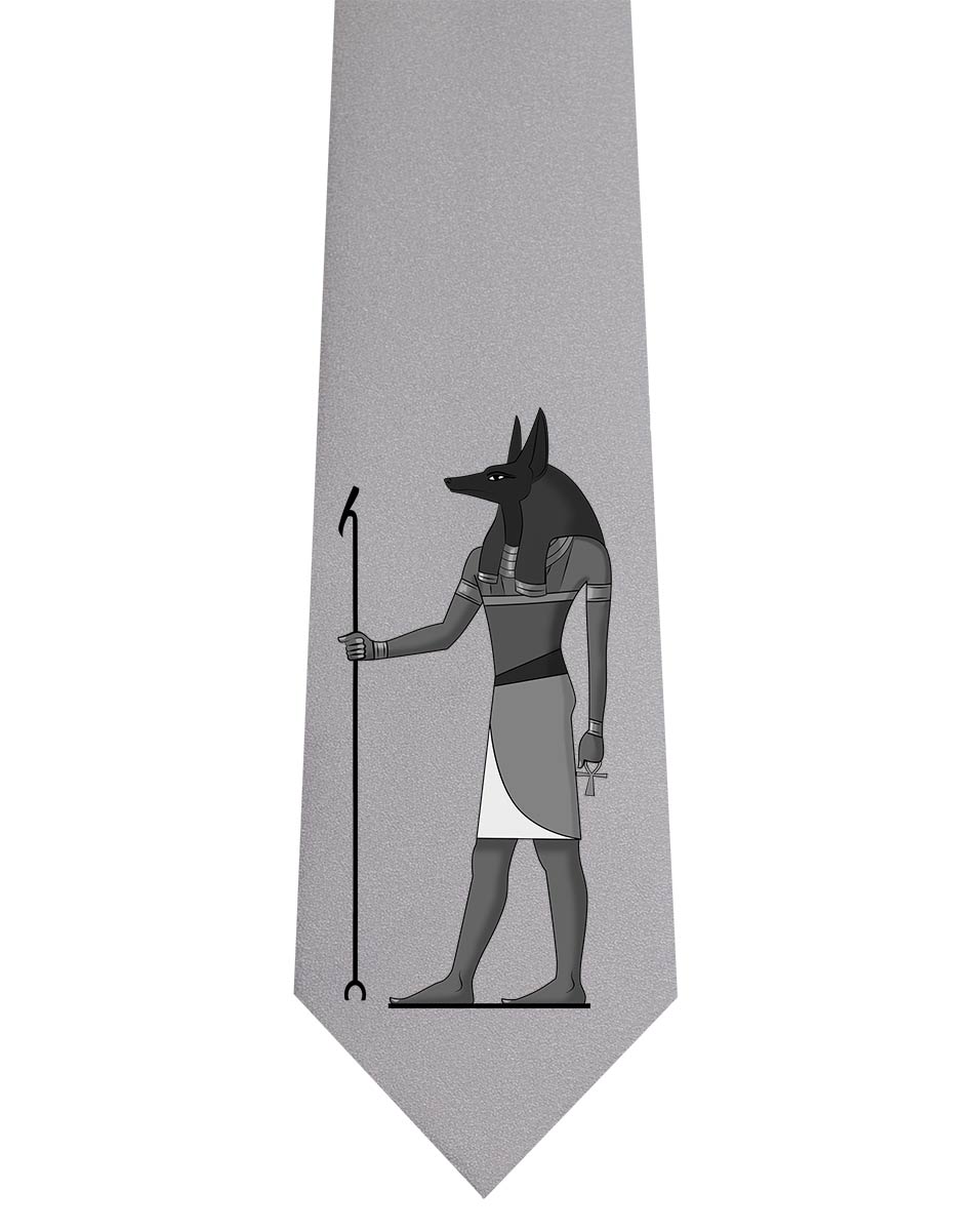 Anubis  Krawatte silber