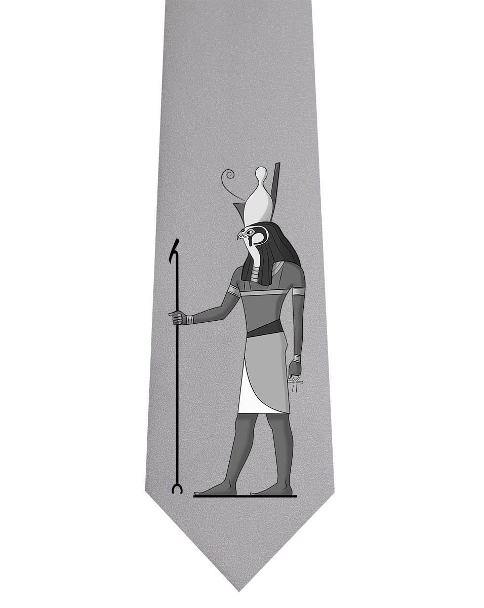 Horus Krawatte silber