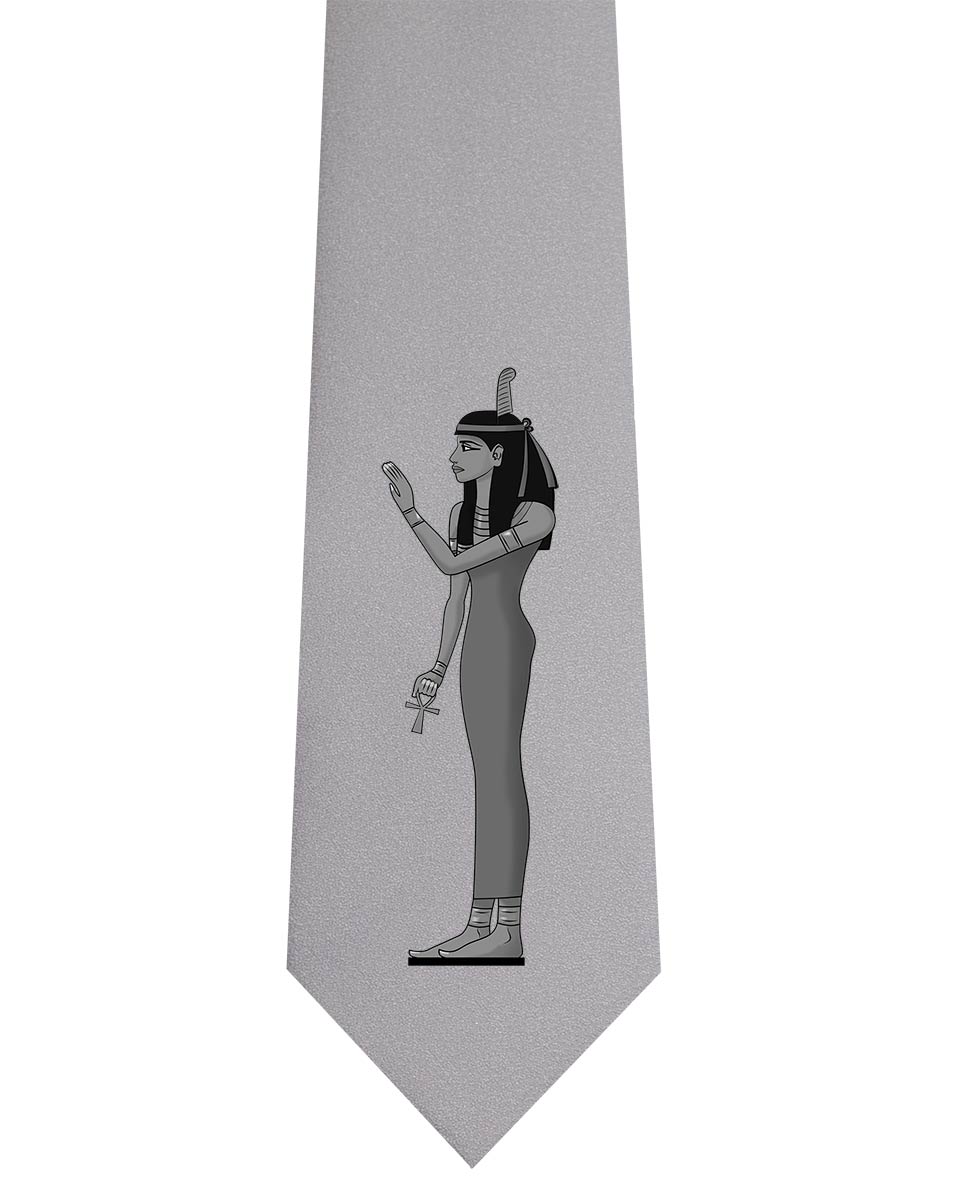 Maat Krawatte silber