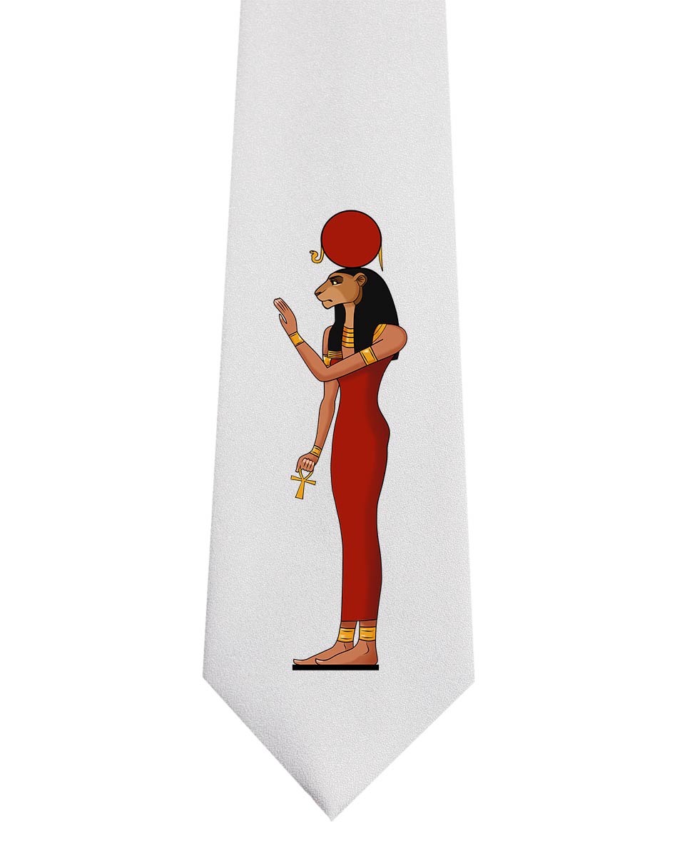Sachmet Krawatte weiß