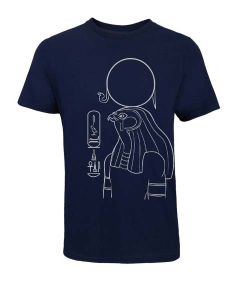 AKTION - Herren T-Shirt "Götter Ägyptens" (L, XXL - french navy)
