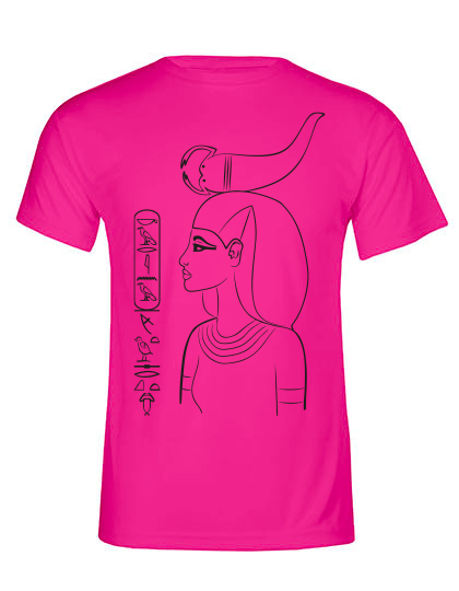 NEU - Herren Perfomance T-Shirt "Götter Ägyptens" (Größe M und L, Knockout pink & Atomic blue)