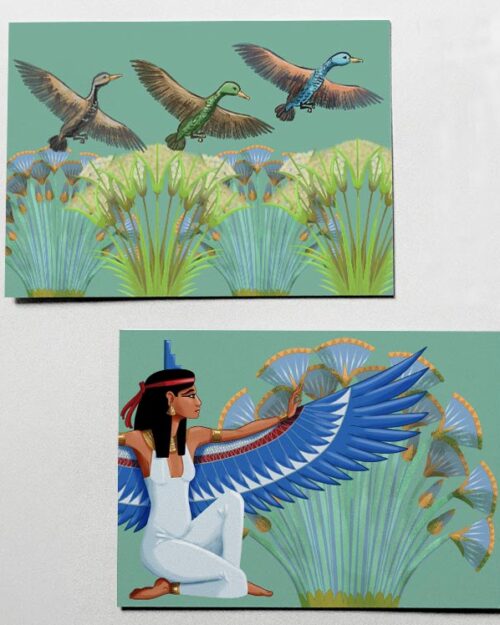 NEU: Postkarte "Winged Isis" und "Birds&Plants"