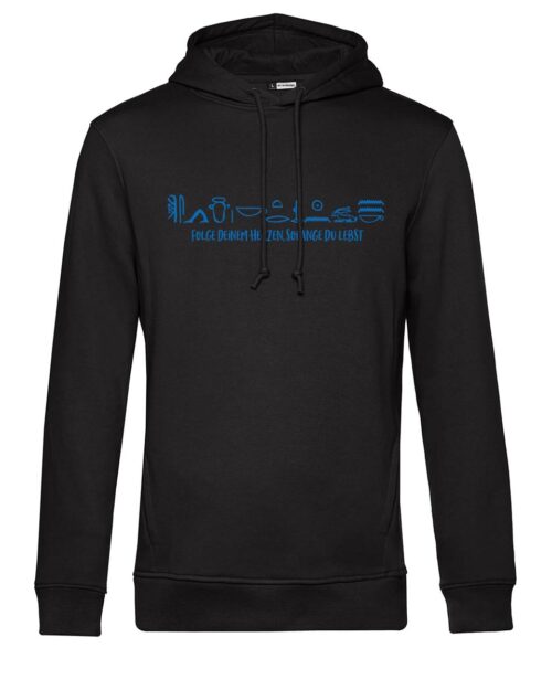 Ägypten Hoodie "Folge Deinem Herzen, solange Du lebst" (NEU)