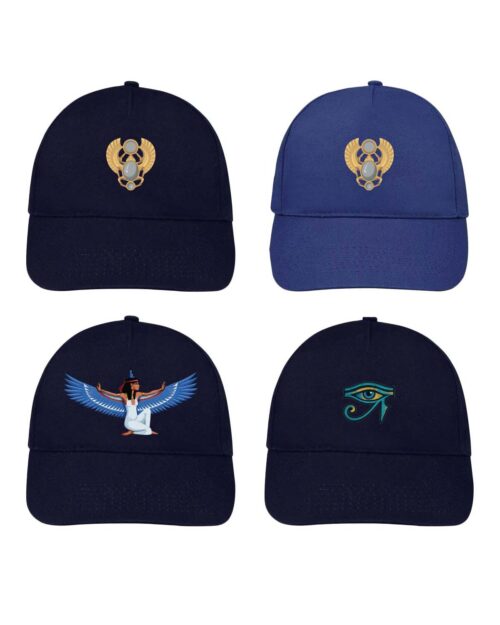 EINZELSTÜCKE - Caps mit ägyptischen Motiven