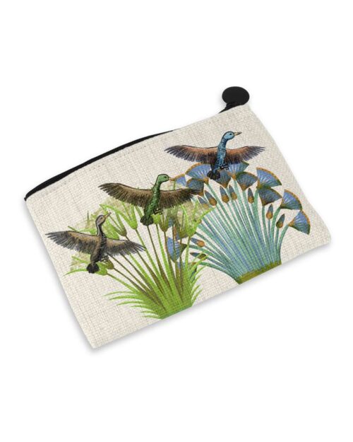 NEU - Leinentäschchen "Birds&Plants"